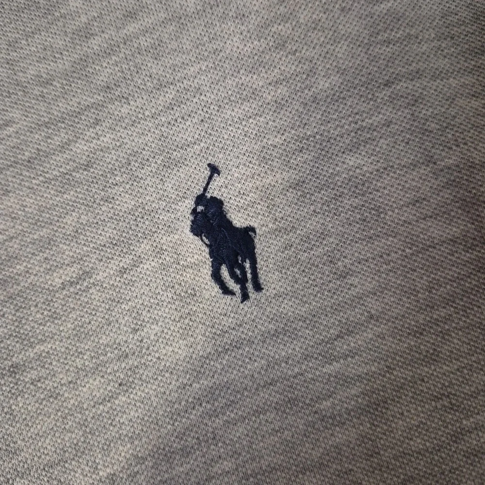 Polo Ralph Lauren Featherweight Mesh Polo Shirt Mens XL Gray‎ Long Sleeve Pony